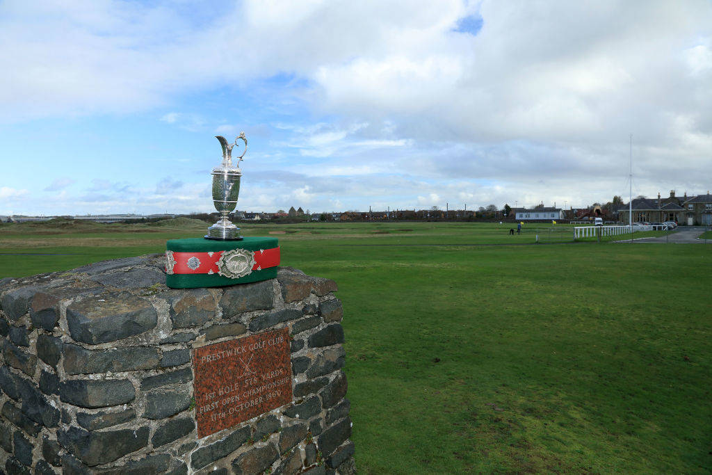 Claret Jug at Prestwick Golf Club